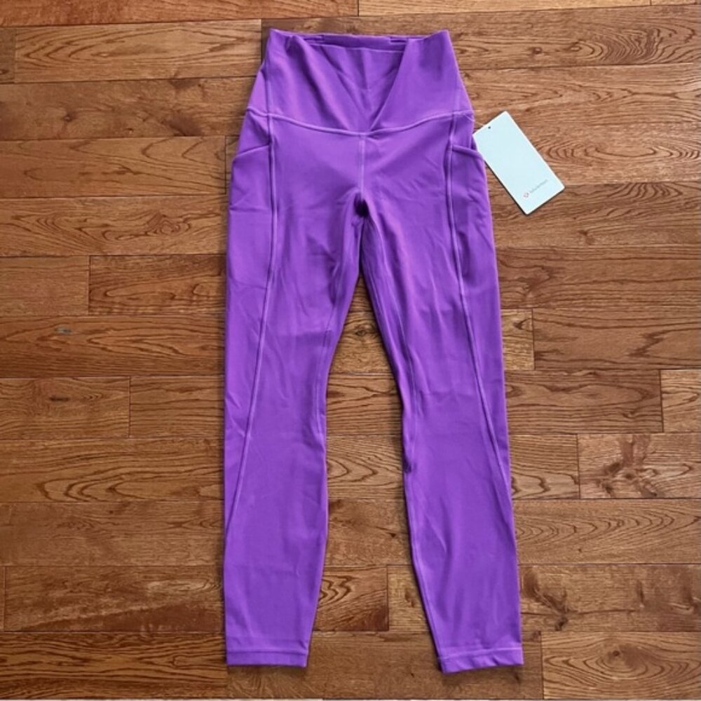 Lululemon NWT size 4 Align HighRise Pant with Pockets 25Moonlit Magenta